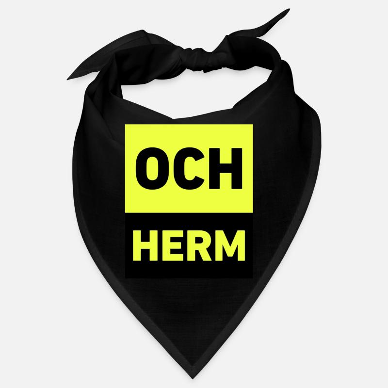 Och herm - Bandana - Schwarz
