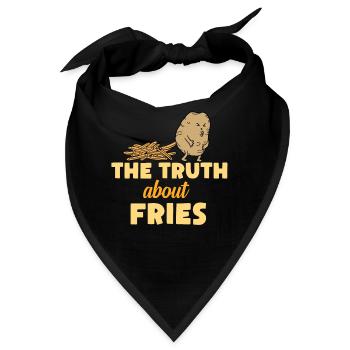Pommes - Bandana - Schwarz - Vorne