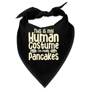 Pfannkuchen Food Lover Best Pancake Maker - Bandana - Schwarz - Vorne