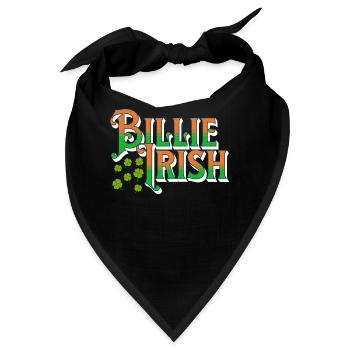 Billie Irish - St. Patricks Day - Paddy's Day - Bandana - Schwarz - Vorne