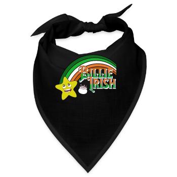 Billie Irish - St. Patricks Day - Paddy's Day - Bandana - Schwarz - Vorne
