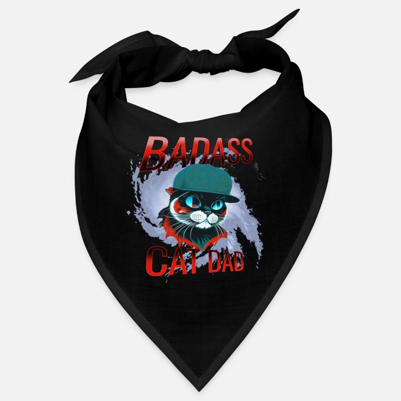 Chat, propriétaire de chat, père chat Bandana