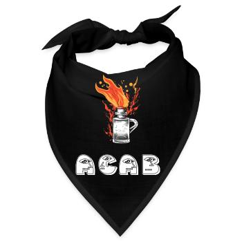 ACAB - Bandana - Schwarz - Vorne