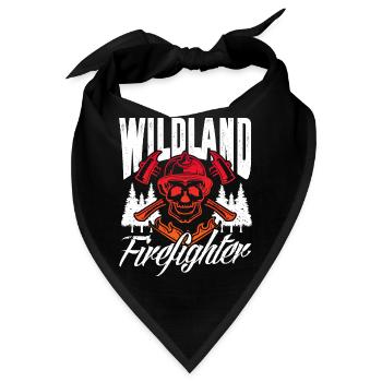 Wildland firefighter - Bandana - Schwarz - Vorne