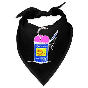 Dose Affenaasch - Bandana - Schwarz - Vorne