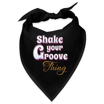Shake your groove thing - Bandana - Schwarz - Vorne
