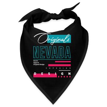 Nevada - Bandana - Schwarz - Vorne