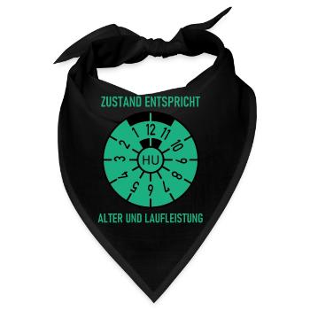 HU - Zustand entspricht Alter und Laufleistung - Bandana - Schwarz - Vorne