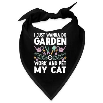 Gartenbau LandschaftsbauGarten Gärtner - Bandana - Schwarz - Vorne