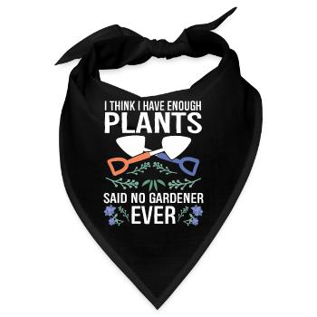 Gartenbau LandschaftsbauGarten Gärtner - Bandana - Schwarz - Vorne