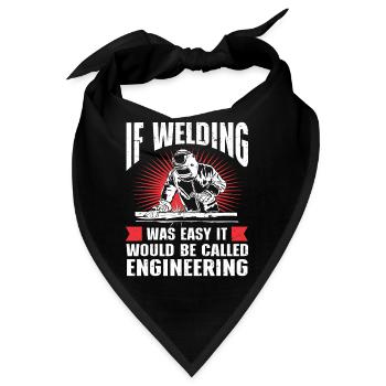 Schweißer Schweißen - Bandana - Schwarz - Vorne