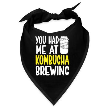 Kombucha Brewer Tea Love Kombucha Brewing - Bandana - Schwarz - Vorne