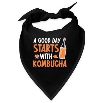 Kombucha Brewer Tea Love Kombucha Brewing - Bandana - Schwarz - Vorne