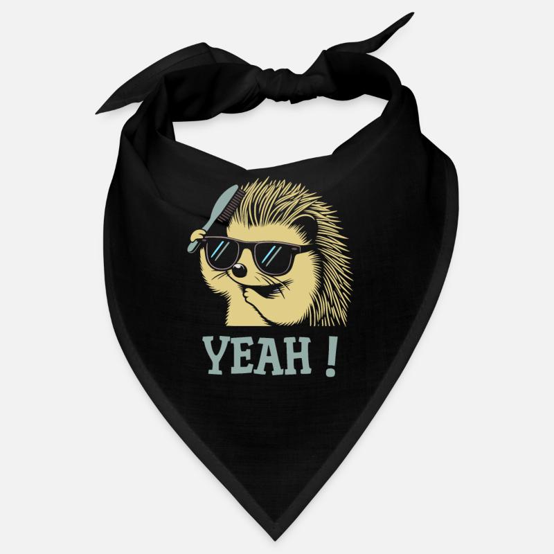 Cool Hedgehog Sunglasses Brush Bandana