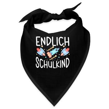 School 1. Grade - Bandana - Schwarz - Vorne