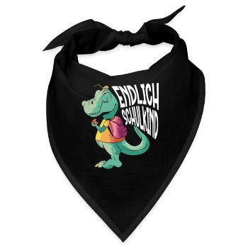 School 1. Grade - Bandana - Schwarz - Vorne