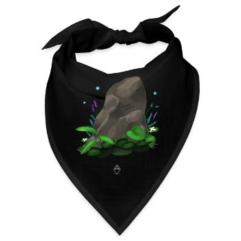 Runes Stone - Bandana - Schwarz - Vorne
