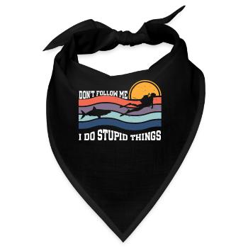 Scuba Diving Diver - Bandana - Schwarz - Vorne