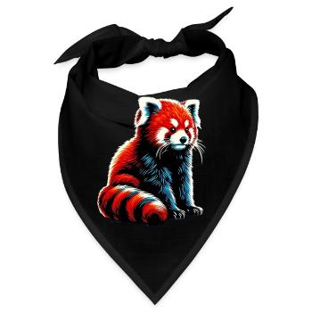 Kleiner Panda - Bandana - Schwarz - Vorne