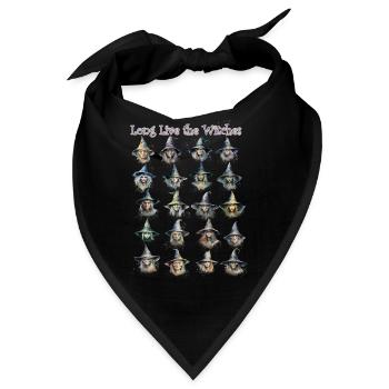 Lang leben die Hexen - Bandana - Schwarz - Vorne