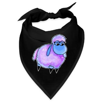 Wolly Sheepling Sprinkle - Bandana - Schwarz - Vorne