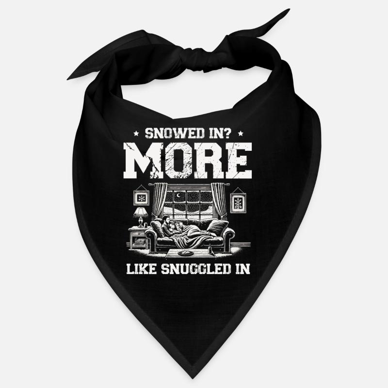 Eingeschneit, einkuschelnd, winterlicher Komfort Bandana