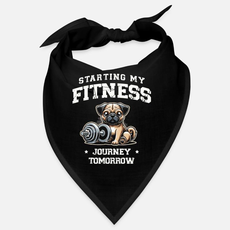 Demain, le voyage de remise en forme commence, la motivation physique Bandana