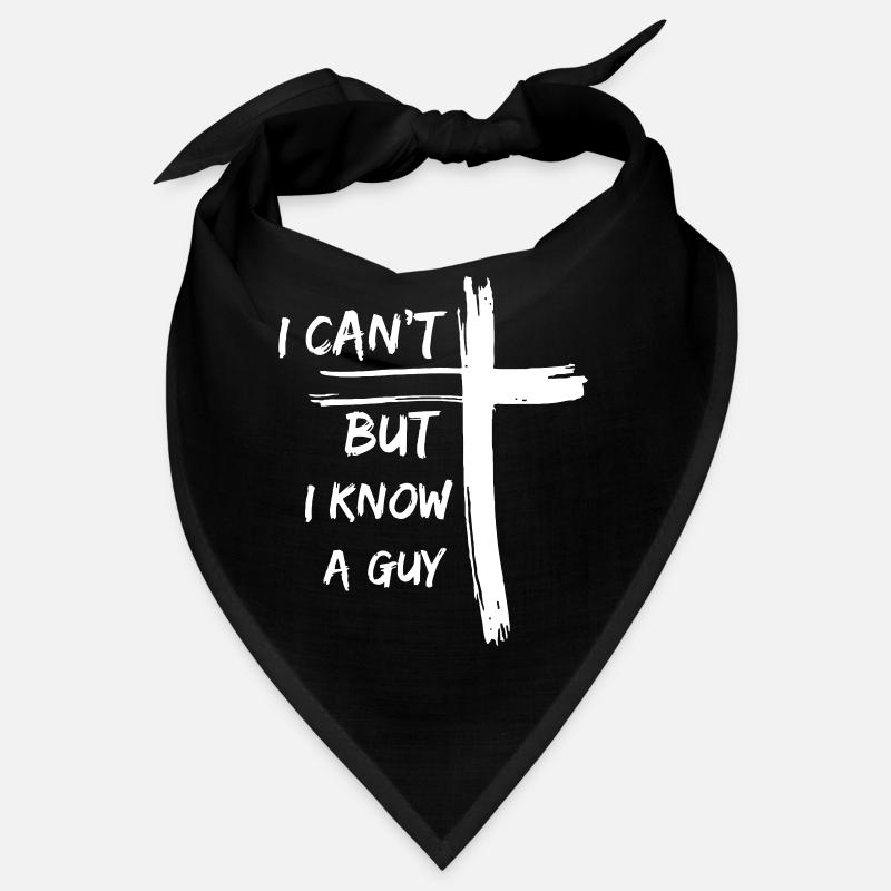 Glaubensbasierte Botschaft mit Weißem Kreuz Bandana