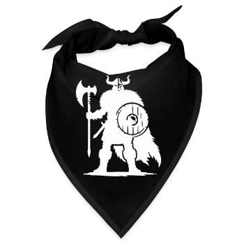 wikinger warrior - Bandana - Schwarz - Vorne