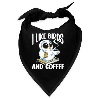 Bird Watching Cute Bird Lover - Bandana - Schwarz - Vorne
