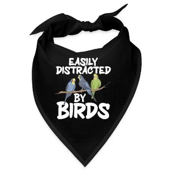 Bird Watching Cute Bird Lover - Bandana - Schwarz - Vorne