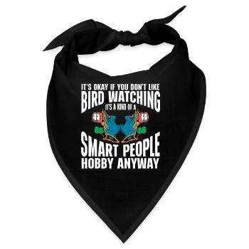Bird Watching Cute Bird Lover - Bandana - Schwarz - Vorne