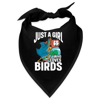 Bird Watching Cute Bird Lover - Bandana - Schwarz - Vorne