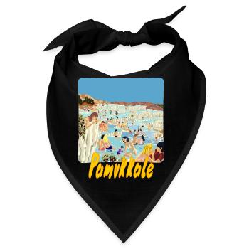 Pamukkale - Bandana - Schwarz - Vorne