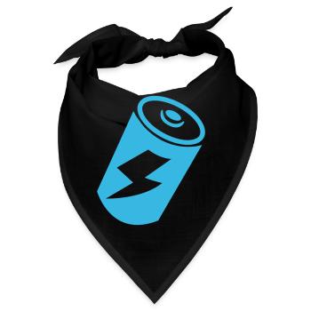 batterie - Bandana - Schwarz - Vorne