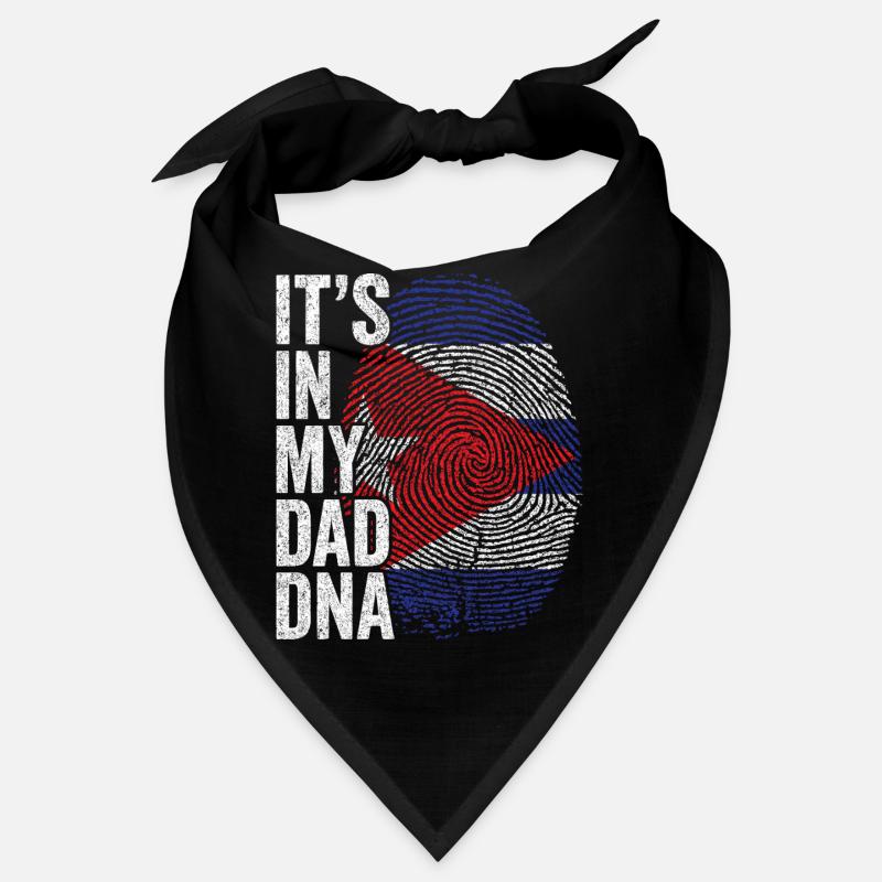Drapeau Cuba Empreinte Papa Cubain Bandana