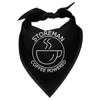 Storeman Coffee Powered - Bandana - Schwarz - Vorne