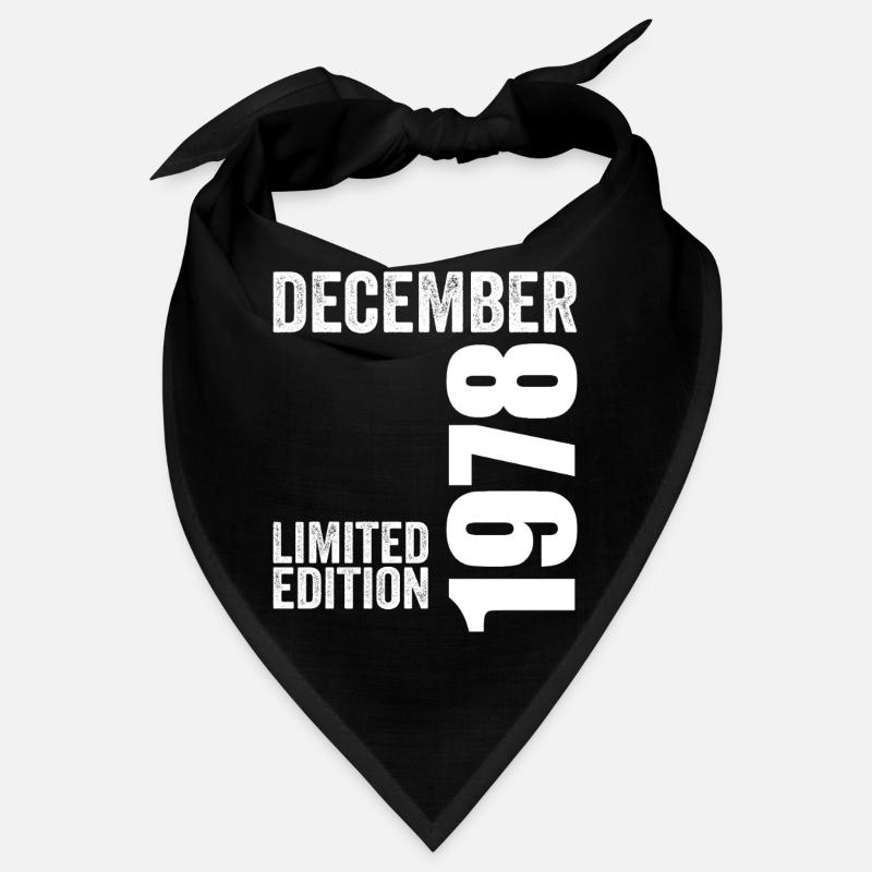 Retro Geburtstagsgeschenk - Dezember 1978 Bandana