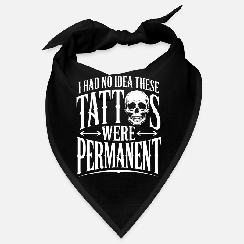 Tattoo-Permanenz-Schädel-T-Shirt Bandana