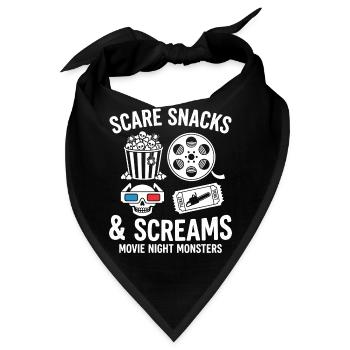 Scare Snacks & Screams - Bandana - Schwarz - Vorne