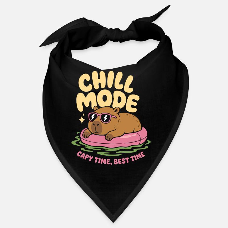 Chill Mode Capybara No Rush Bandana