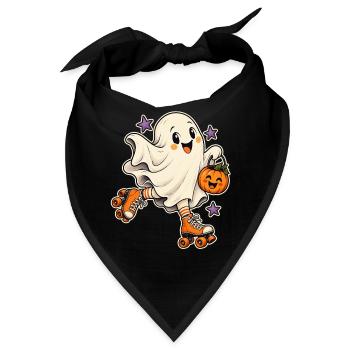 Geist auf Rollschuhen - Bandana - Schwarz - Vorne