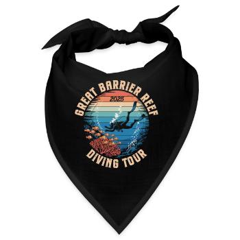 DivingTour Great Barrier Reef 2025 - Bandana - Schwarz - Vorne