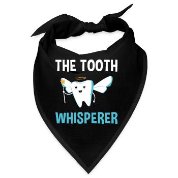 Hygienist The Tooth Whisperer Dental Assistant - Bandana - Schwarz - Vorne