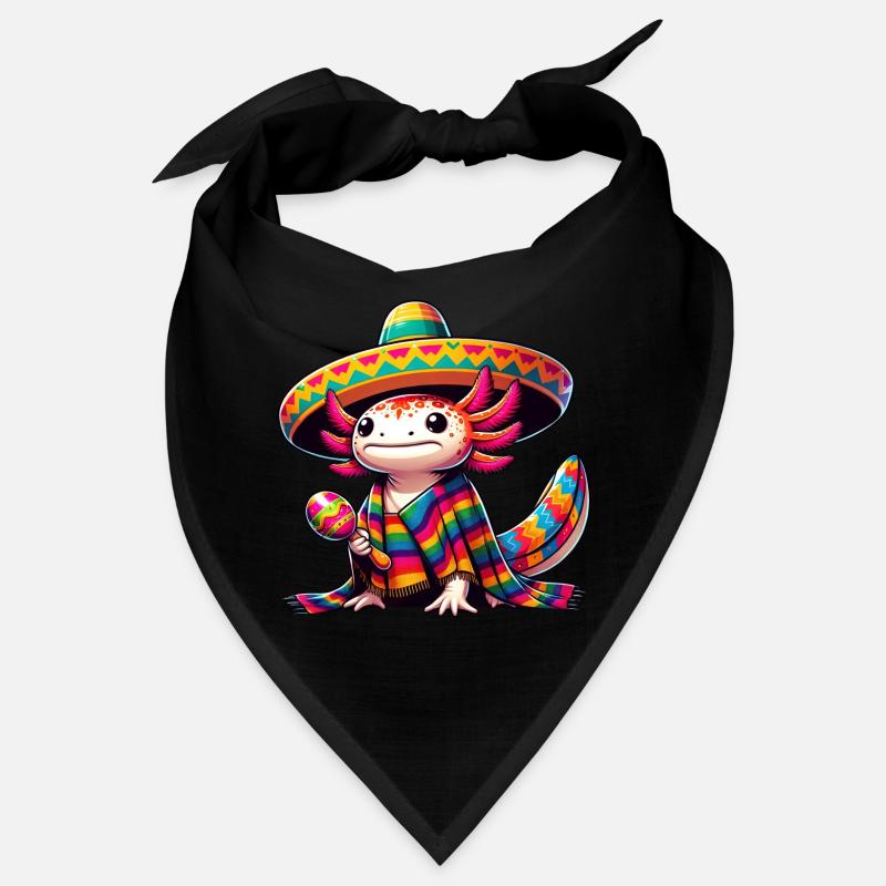 Cinco de Mayo Axolotl: Feierliches Design Bandana