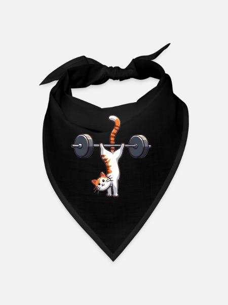 Cat Handstand Workout Training Fitness Salto - Bandana - black