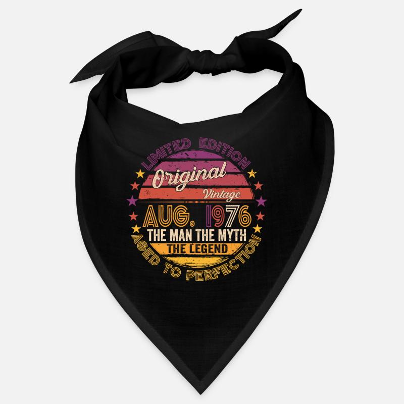 Original August 1976 46th Birthday Gift Fun Bandana