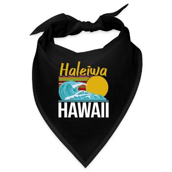 Hawaii - Bandana - Schwarz - Vorne