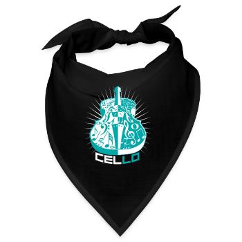 Cello - Bandana - Schwarz - Vorne