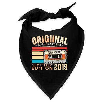 Original 2019, Legendär seit 2019 Jahrgang 2019 - Bandana - Schwarz - Vorne